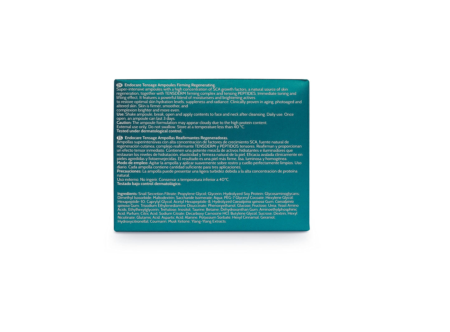 ENDOCARE TENSAGE AMPOLLETAS CON 10 DE 2 ML