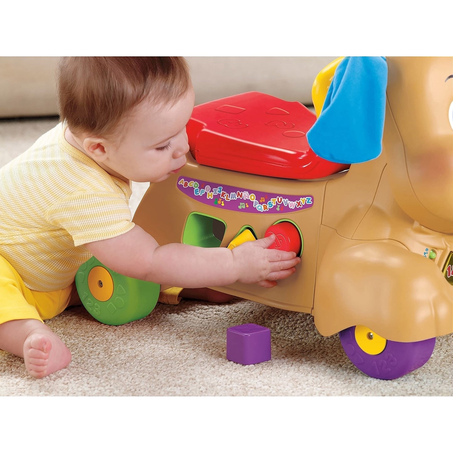 Andadera Fisher-Price Perrito Ríe y Aprende para Bebé