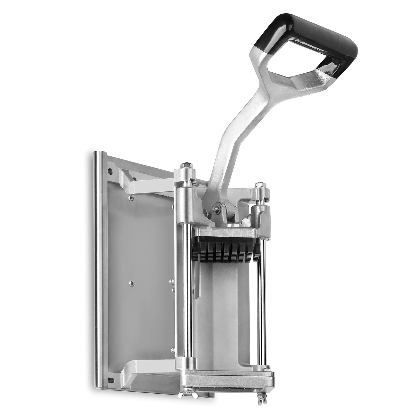 Cortador de Papas Fritas New Star Foodservice Extra Resistente 3/8 Pulgadas con Soporte de Pared