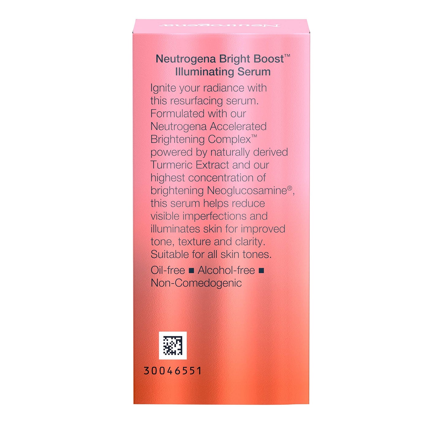 Neutrogena Bright Boost Illuminating Face Serum with Neoglucosamine & Turmeric Extract for Even Skin Tone, Resurfacing Serum for Face to Reduce Dark Spots & Hyperpigmentation, fl. oz (Pack of 12)