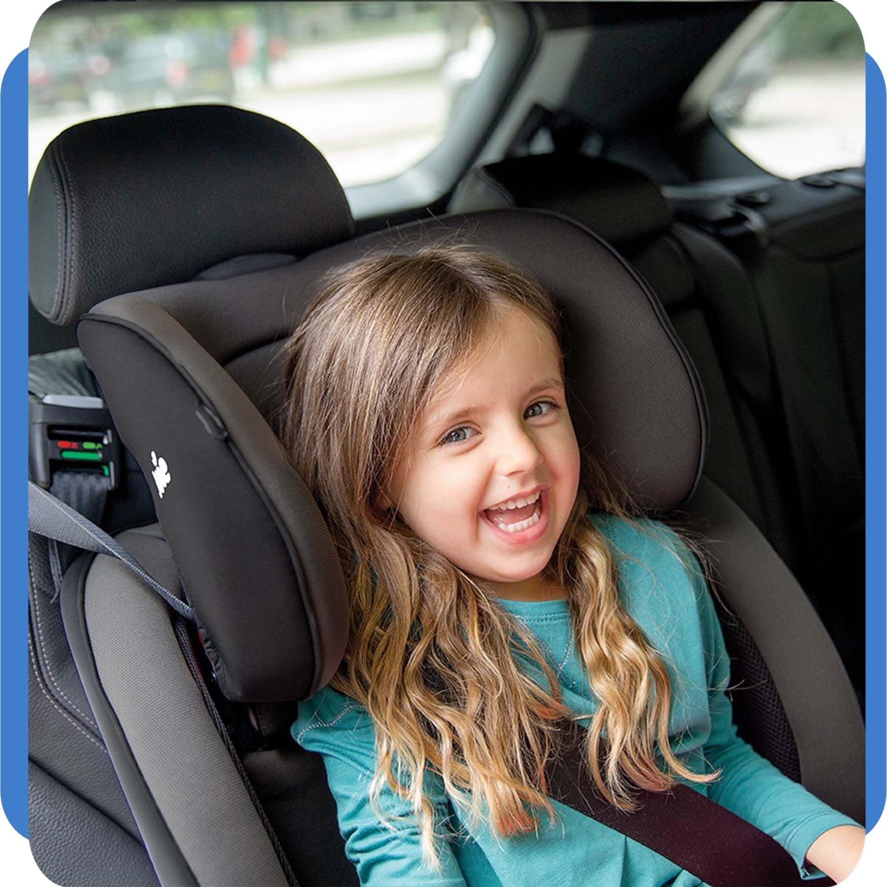 Autoasiento Joie Gris con Sistema contra Impactos Laterales y de Reclinado para Bebé hasta 8 Años Reversible