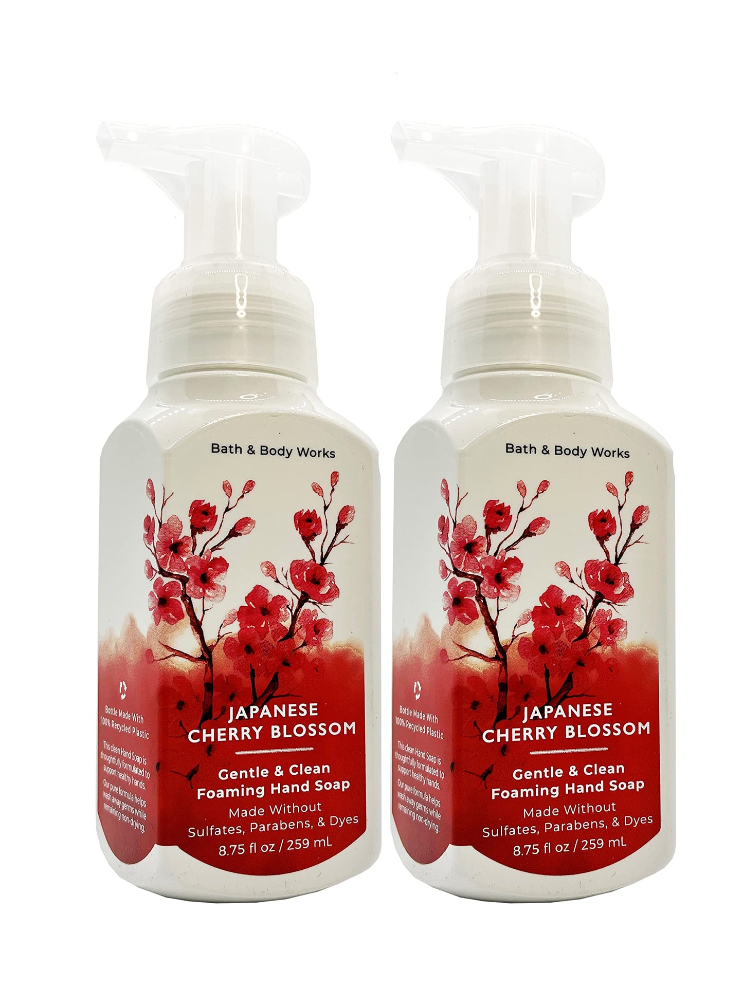 Bath & Body Works Buffetware Bath&body Works Gentle Foaming Hand Soap Japanese Cherry Blossom, 8.75 Ounce (Pack of 2)