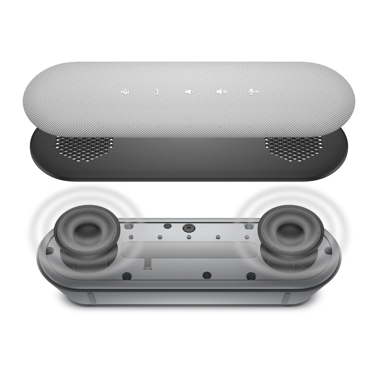 Dell Altavoz de cancelación de Ruido de IA de SP3022, Gris