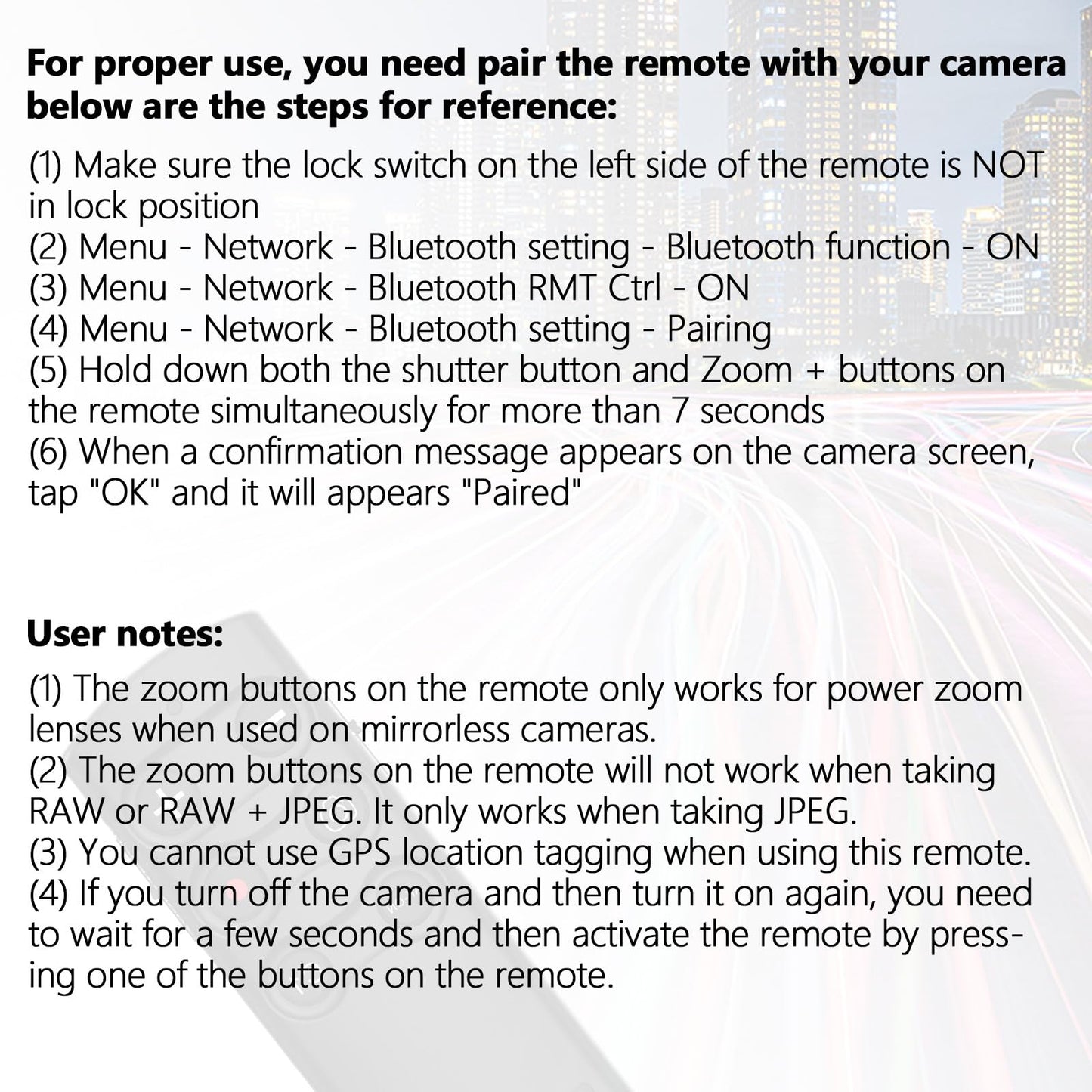 AODELAN - Trípode inalámbrico con control remoto para Vlogging, para Sony ZV-E10, ZV-1F, ZV-E10 II, a6100, a6400, a6600, a7 III, a7R III, a7R IV, a9, a9 II, reemplazar Sony GP-VPT2BT