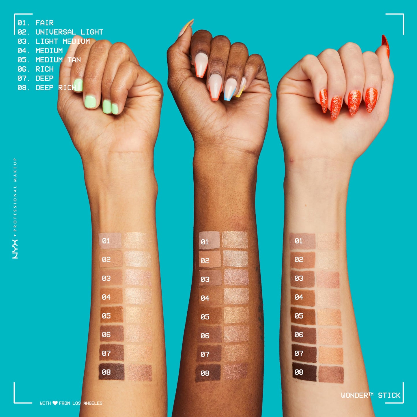 NYX Professional Makeup, Wonder Stick Contour, Contour, Light Medium