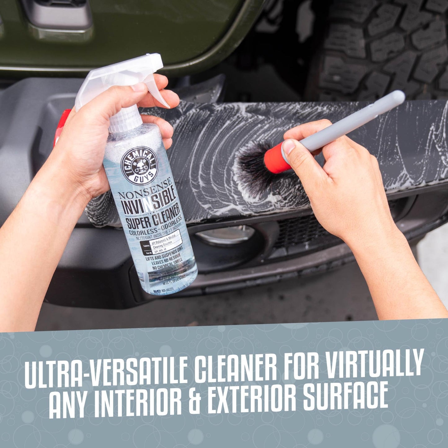 Chemical Guys Limpiador para Todas las Superficies Nonsense (Funciona en Vinilo, Goma, Plástico, Moqueta y Más) Seguro para el Hogar, Garaje, Coches, Camiones, y Más, 946 ml