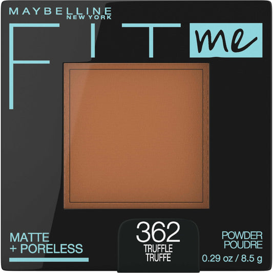 Maybelline New York Fit Me Mate + maquillaje en polvo sin poros, Trufa, Paquete de 1