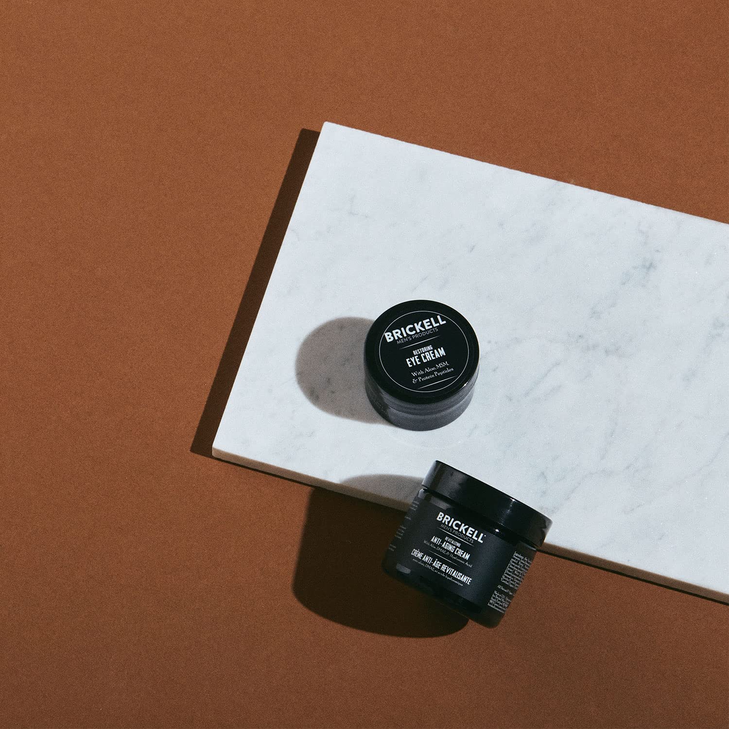 Brickell Men's Ultimate Anti-Aging Routine - Anti-Wrinkle Night Face Cream and Eye Cream to Reduce Puffiness, Wrinkles, Dark Circles, & Under Eye Bags - Natural & Organic