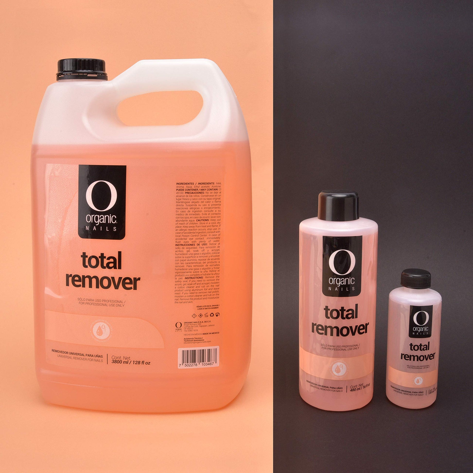 Organic Nails - REMOVEDOR TOTAL 16 OZ