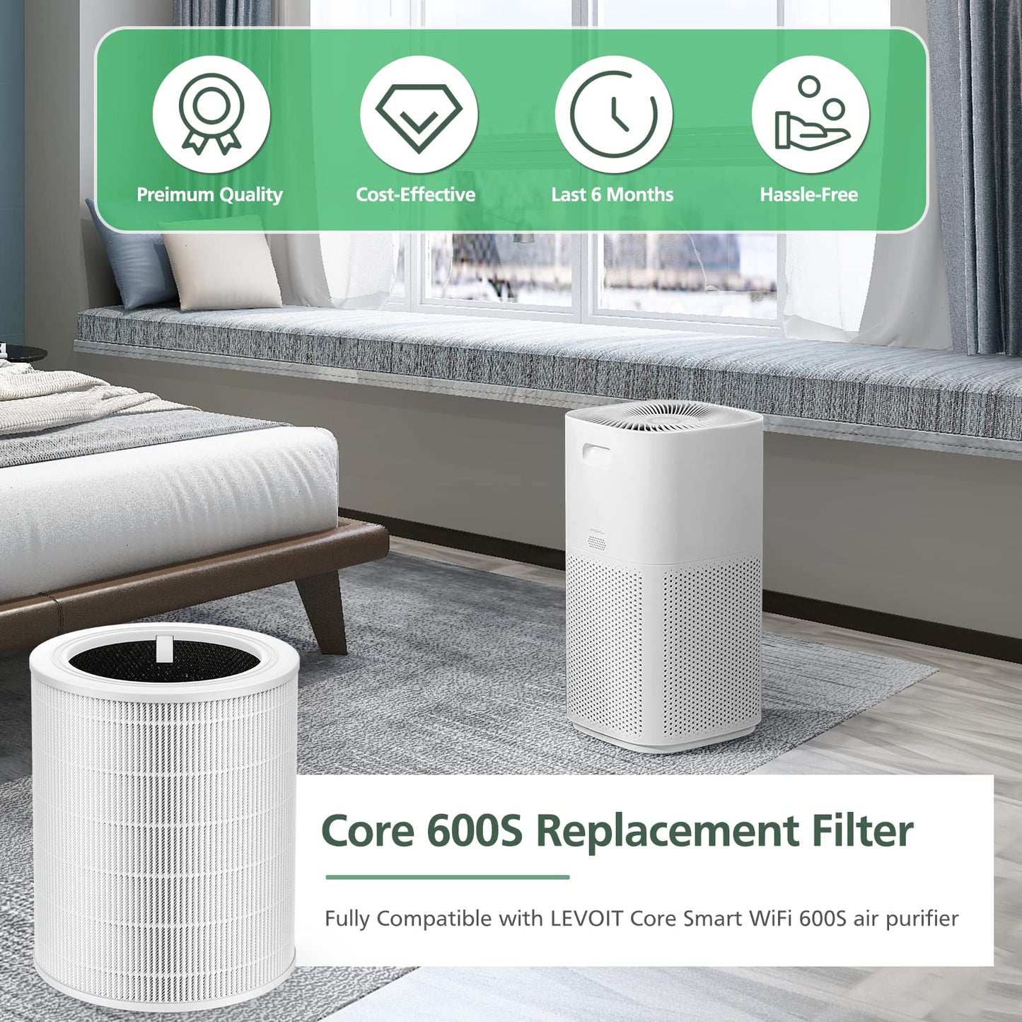 Core 600S - Filtro de repuesto
