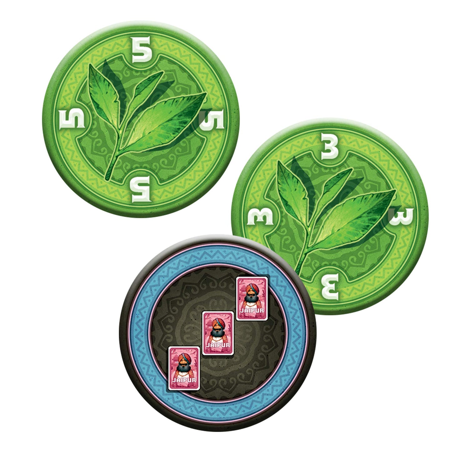 Juego de mesa Jaipur (nueva edición) - Duelo de comerciantes de ritmo rápido Juego estratégico de comercio y mercado para niños y adultos, a partir de 10 años, 2 jugadores, tiempo de juego de 30