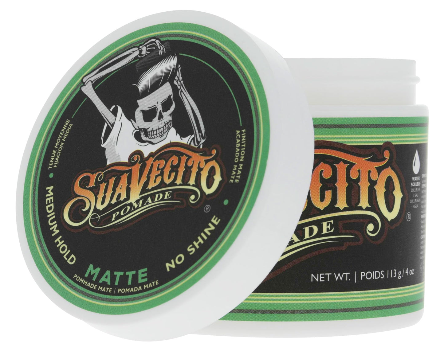 Pomada Suavecito Mate sin Brillo para Hombre