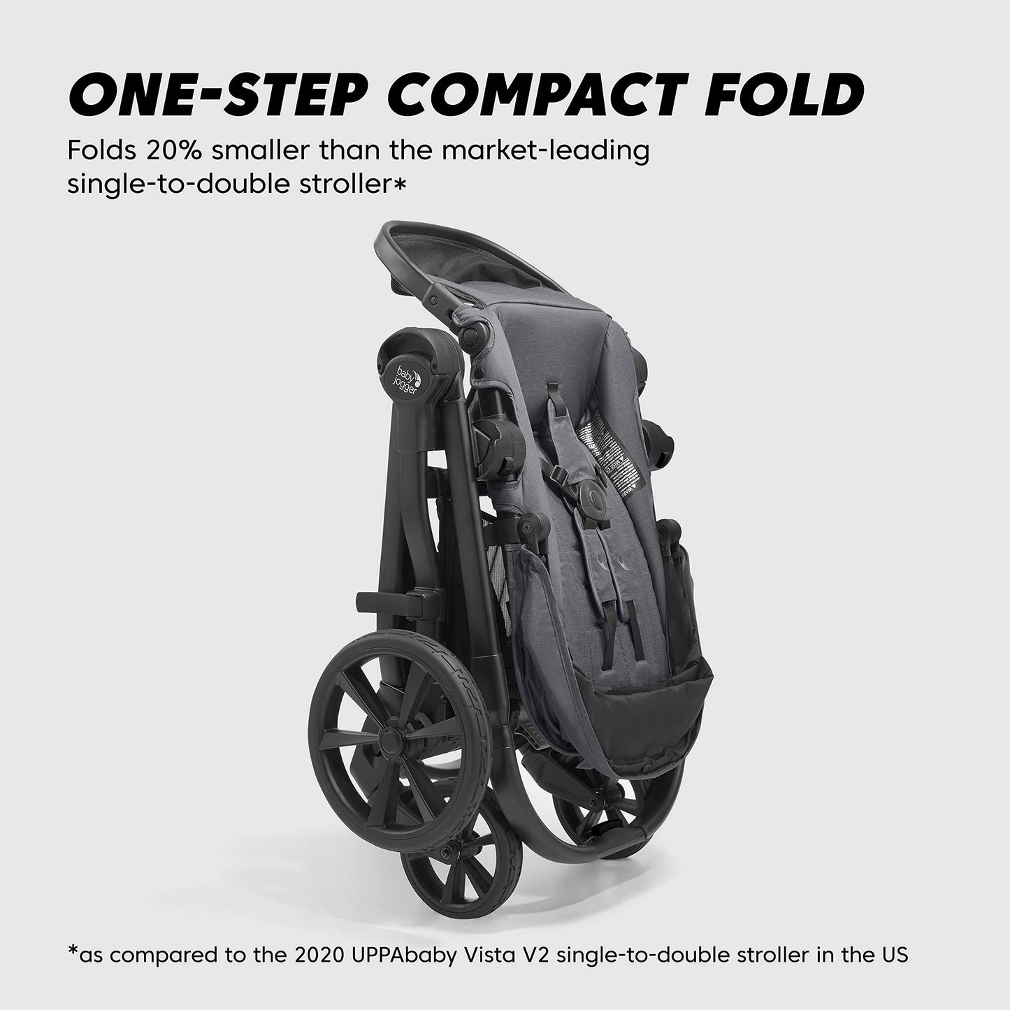 Baby Jogger® City Select® 2 Single-to-Double Modular Stroller, Peacoat Blue