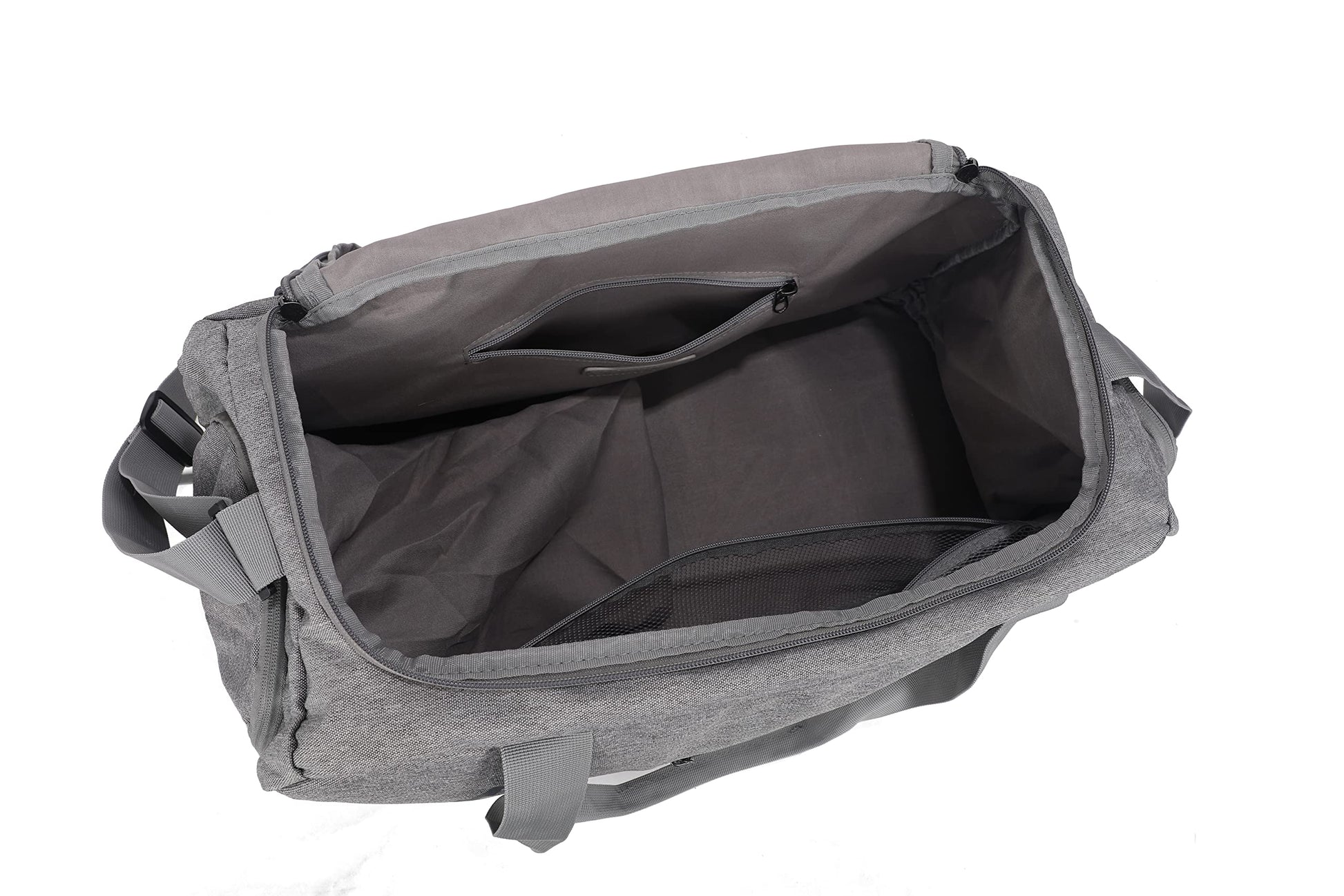 Bolsa de Deporte Nautica Gris con Interior Amplio para Adulto Unisex