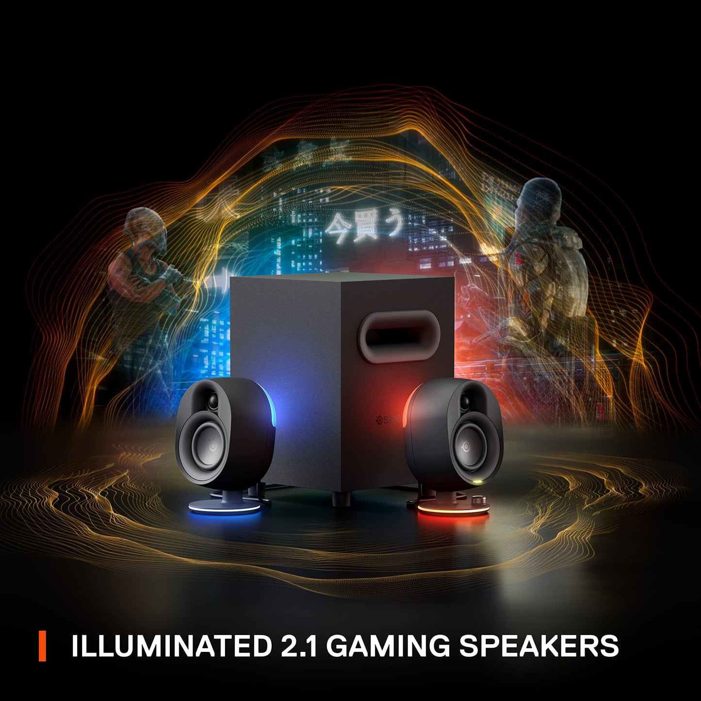 SteelSeries Arena 7 Altavoces para Juegos de computadora (Reacondicionado)
