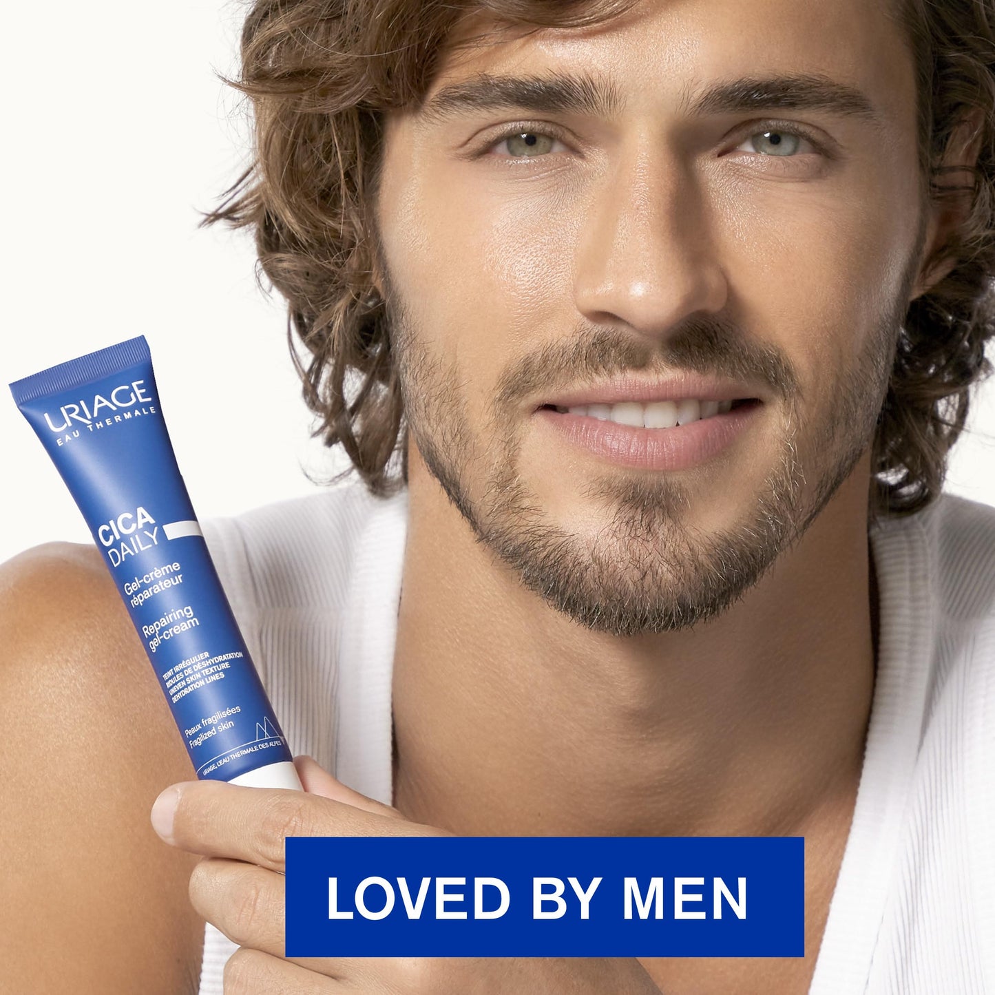 Uriage Cica-Daily Gel-Crema Reparador con Centella Asiática, Ácido Hialurónico y Cobre-Zinc - Regenera, Protege y Restaura la Piel - Sin perfume - 96% Ingredientes de Origen Natural - 50ml