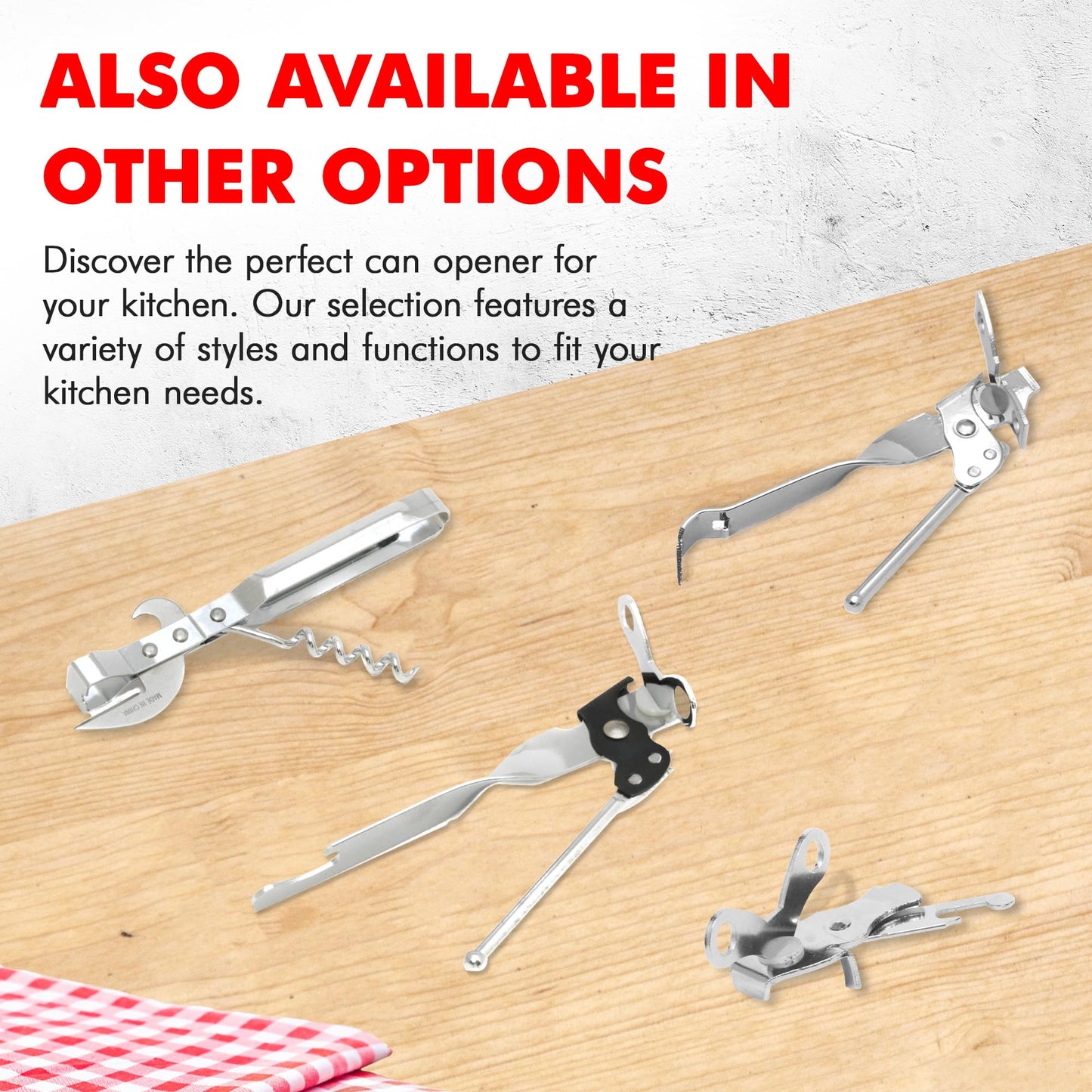 Chef Craft Can Opener with Tapper