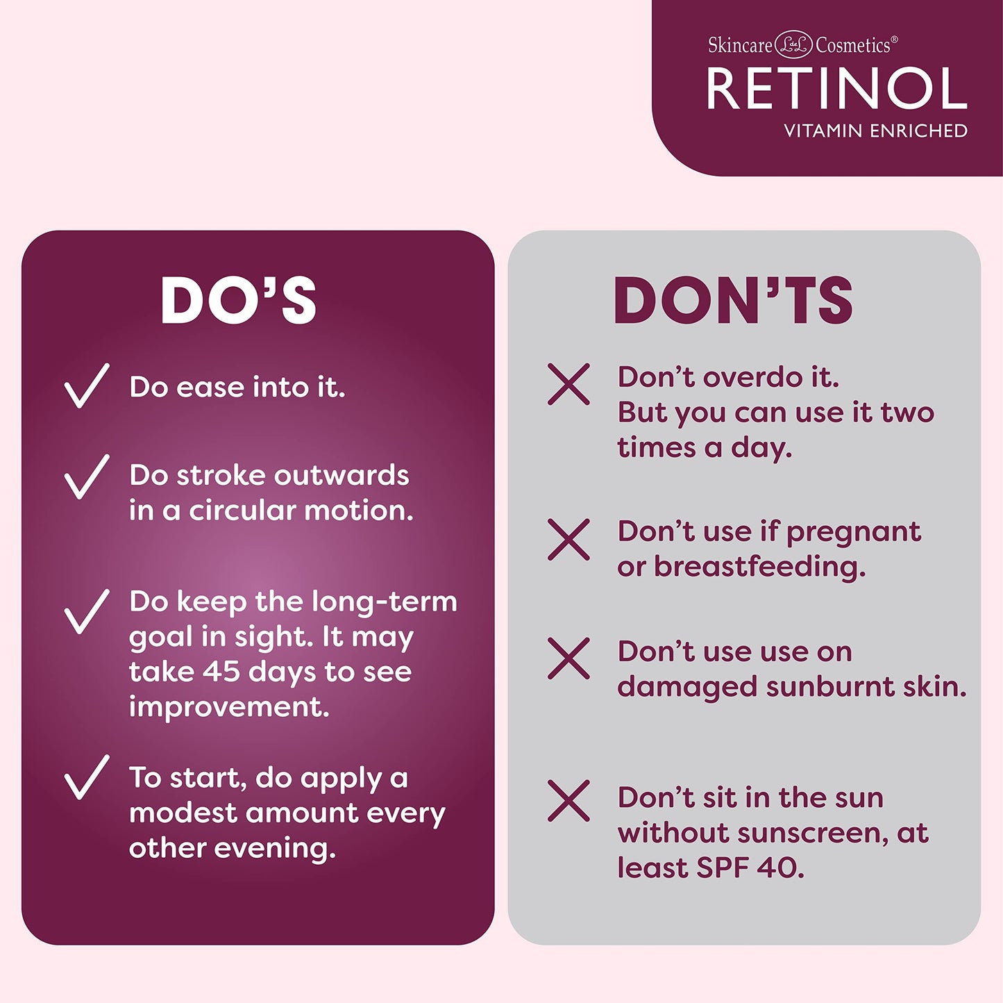 Retinol Super Face Lift – Firme visiblemente y aprieta para un aspecto más joven y elevado. Impregnado con retinol, vitaminas C y E, esta mezcla reafirmante es una belleza "rápida fijación"
