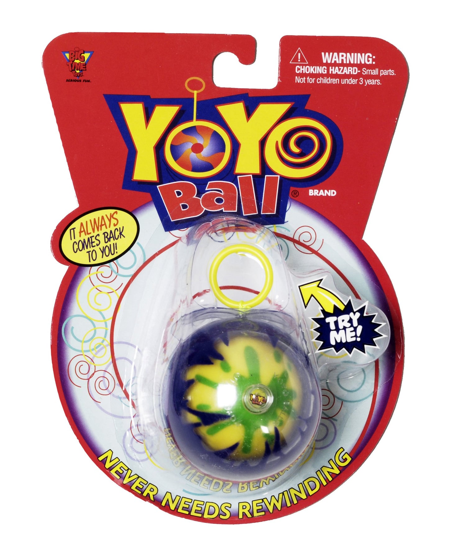 Paquete de 5 YoYo Ball Varios Colores y Patrones Devuelve Automáticamente