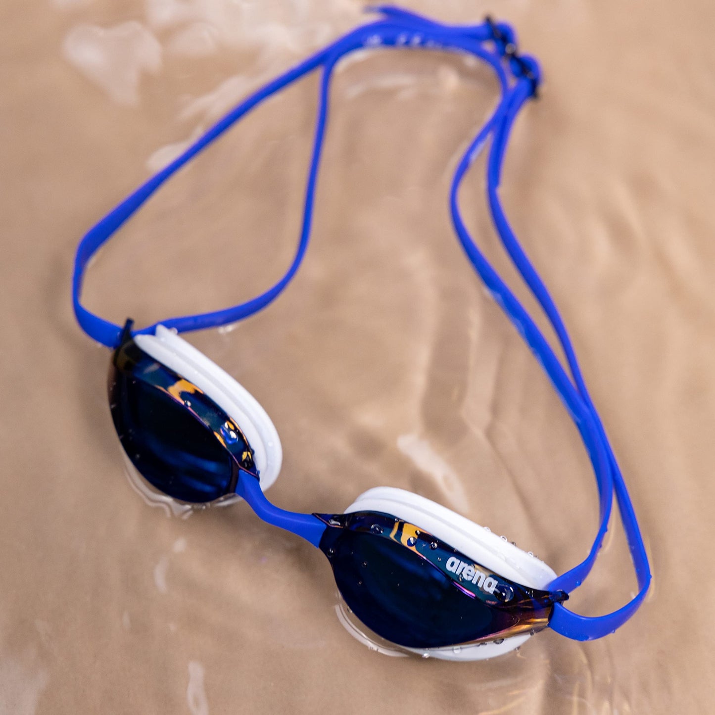 Arena Python Gafas de Natación, Unisex Adulto, Azul (Blue Mirror), Talla Única