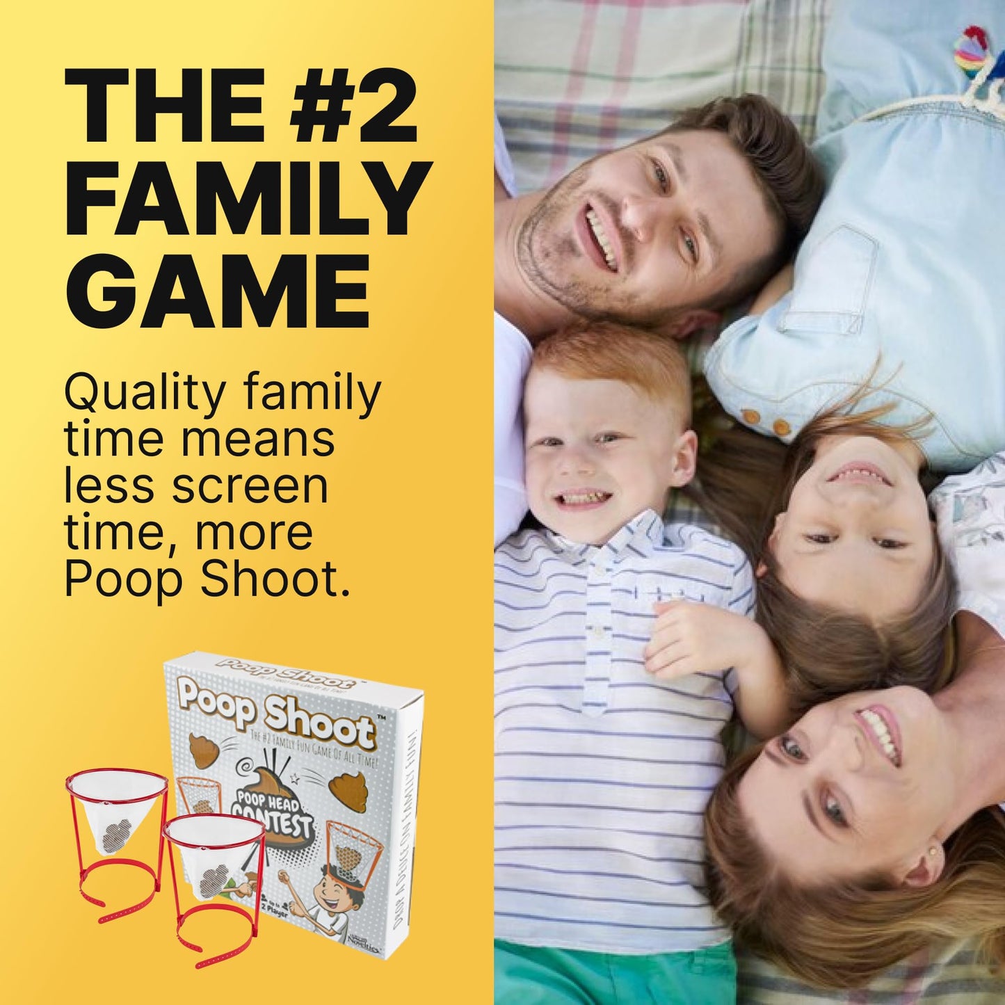 Fairly Odd Novelties Poop Shoot! Head Hoop Contest! The Hilarious White Elephant Gag Gift for Poop Emoji Enthusiasts Funny Crazy Unique Poop Game