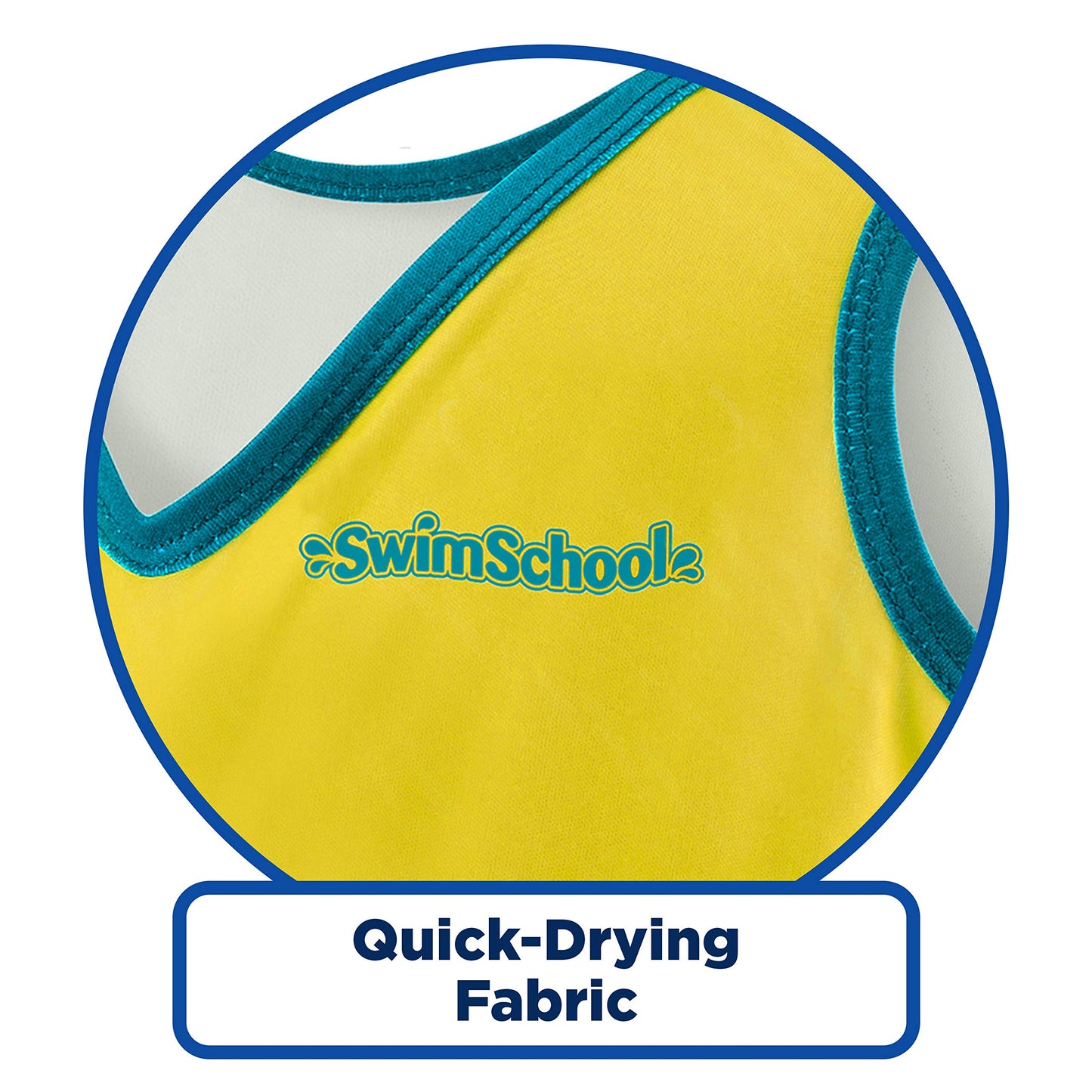 Aqua Leisure Deluxe Tot - Bañador de natación, Canary/Yellow
