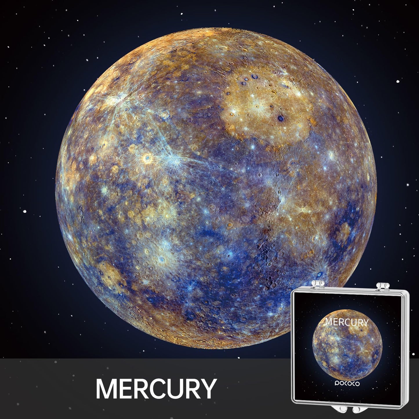 Discos Realistas Solar System - Discos para el Proyector de Estrellas POCOCO Galaxy Lite Home Planetarium, 8 Piezas, Ultra HD 5k (8 Discos)