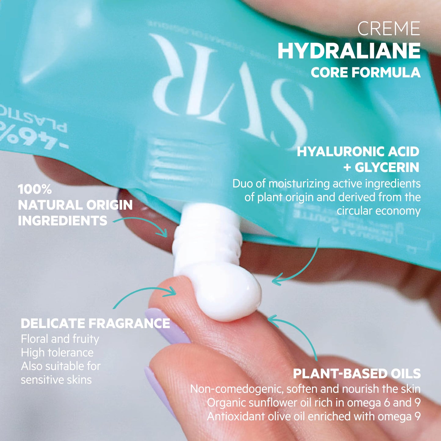 Crema Corporal SVR Piel Sensible a Mixta Hydracid C20