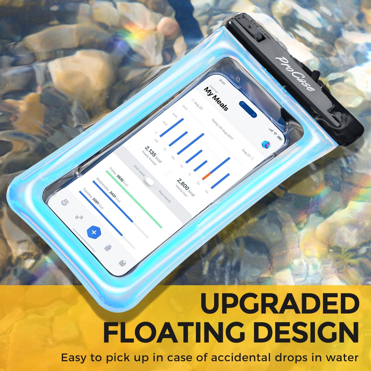 Funda Impermeable ProCase Colorido hasta 7 Pulgadas Universal