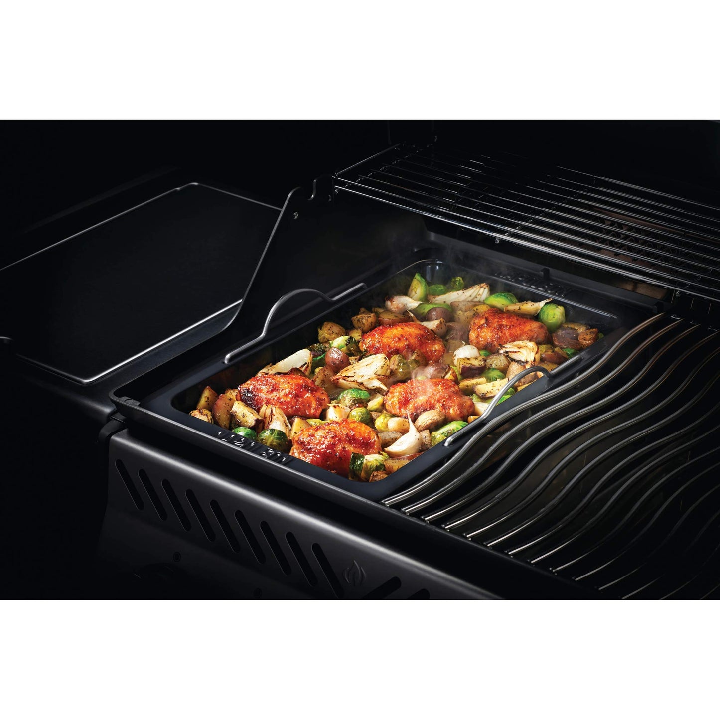 Accesorio Napoleon Sartén Esmaltada de Porcelana para Parrilla de Gas Prestigio y Pícaro