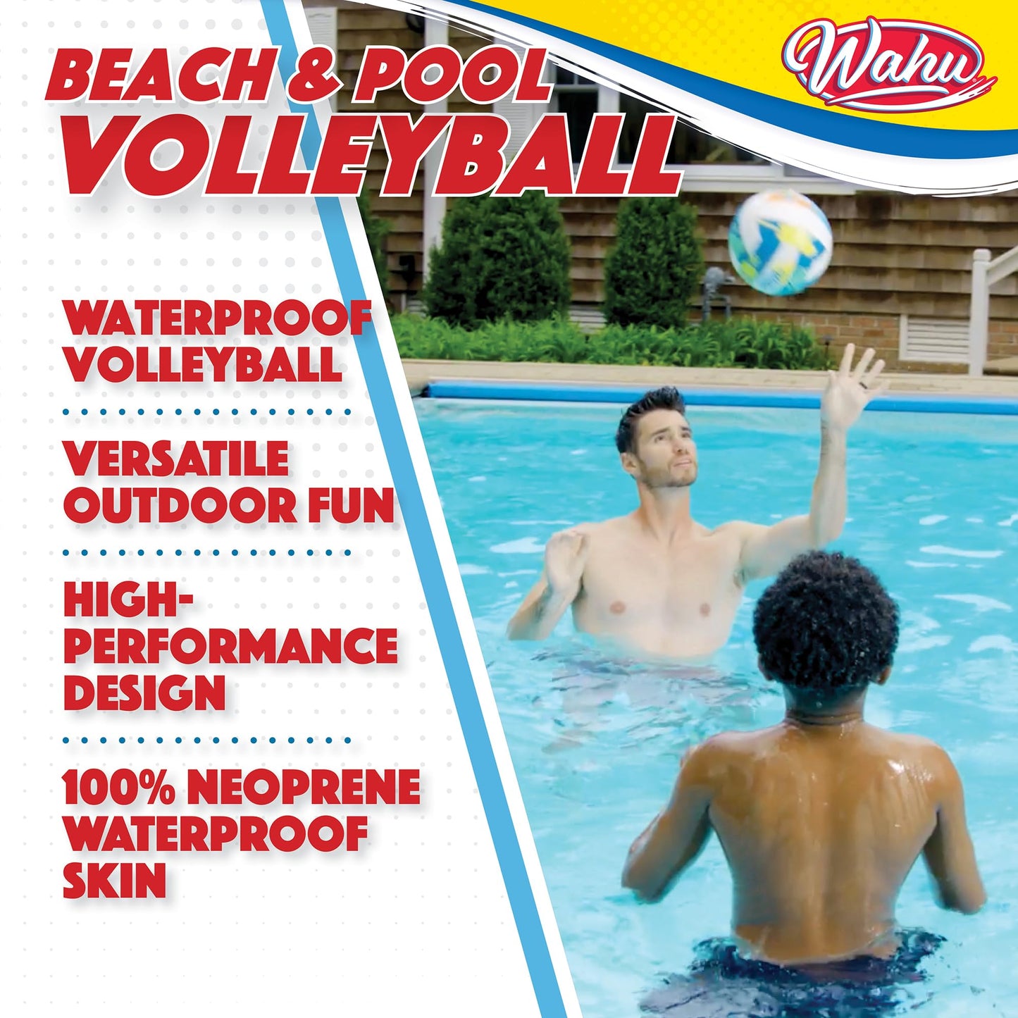 Voleibol WAHU Verde Impermeable Tamaño 5 para Playa y Piscina