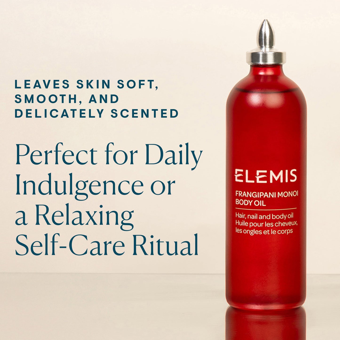 ELEMIS Frangipani Monoi Body Oil - Hair, Nail, and Body Oil, 3.3 fl. oz.
