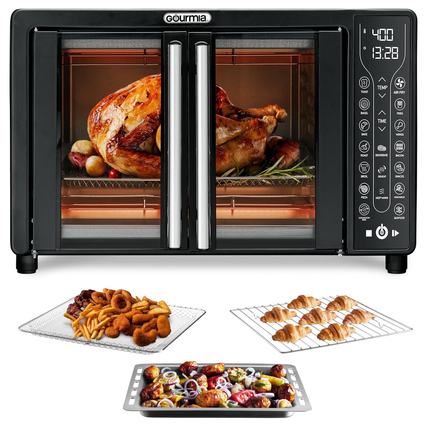 Digital Air Fryer Oven 6-Slice