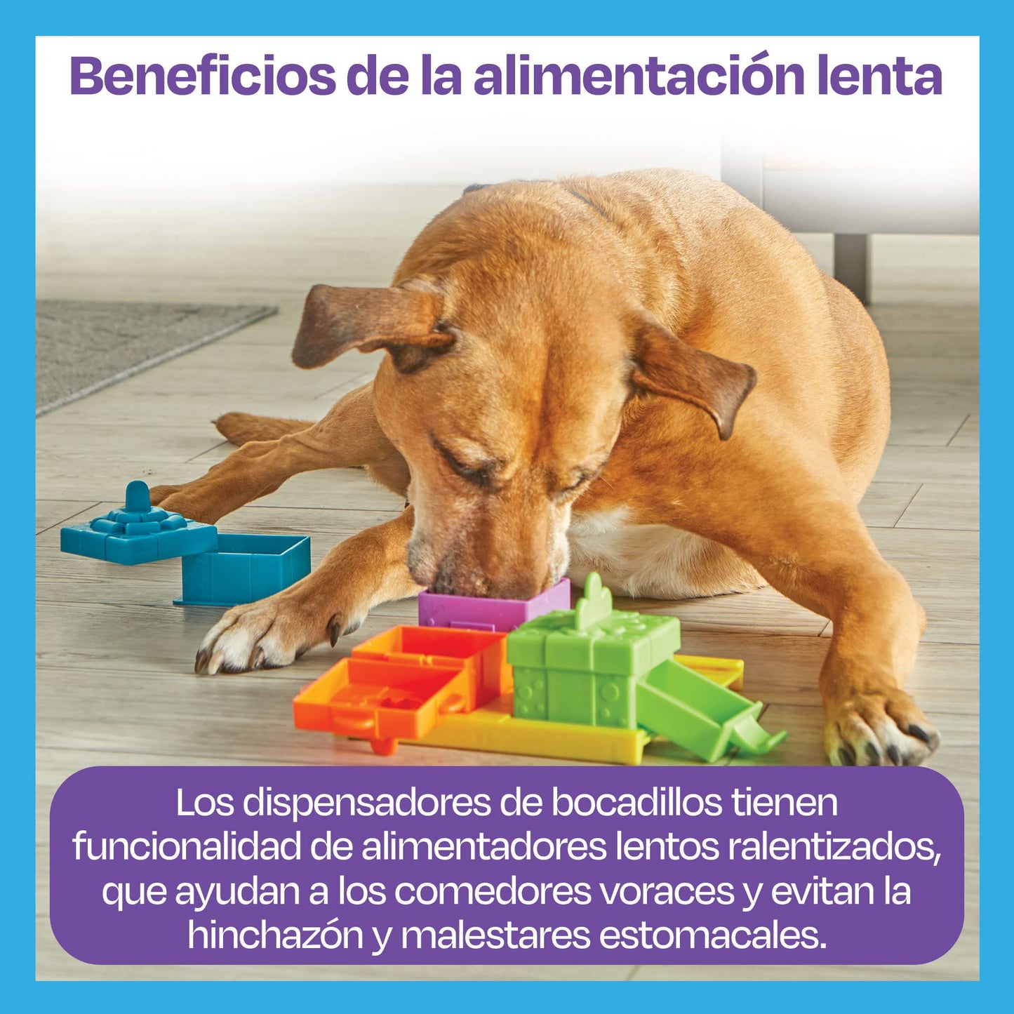BRIGHTKINS Fiesta Sorpresa Rompecabezas de Tratamiento para Perro