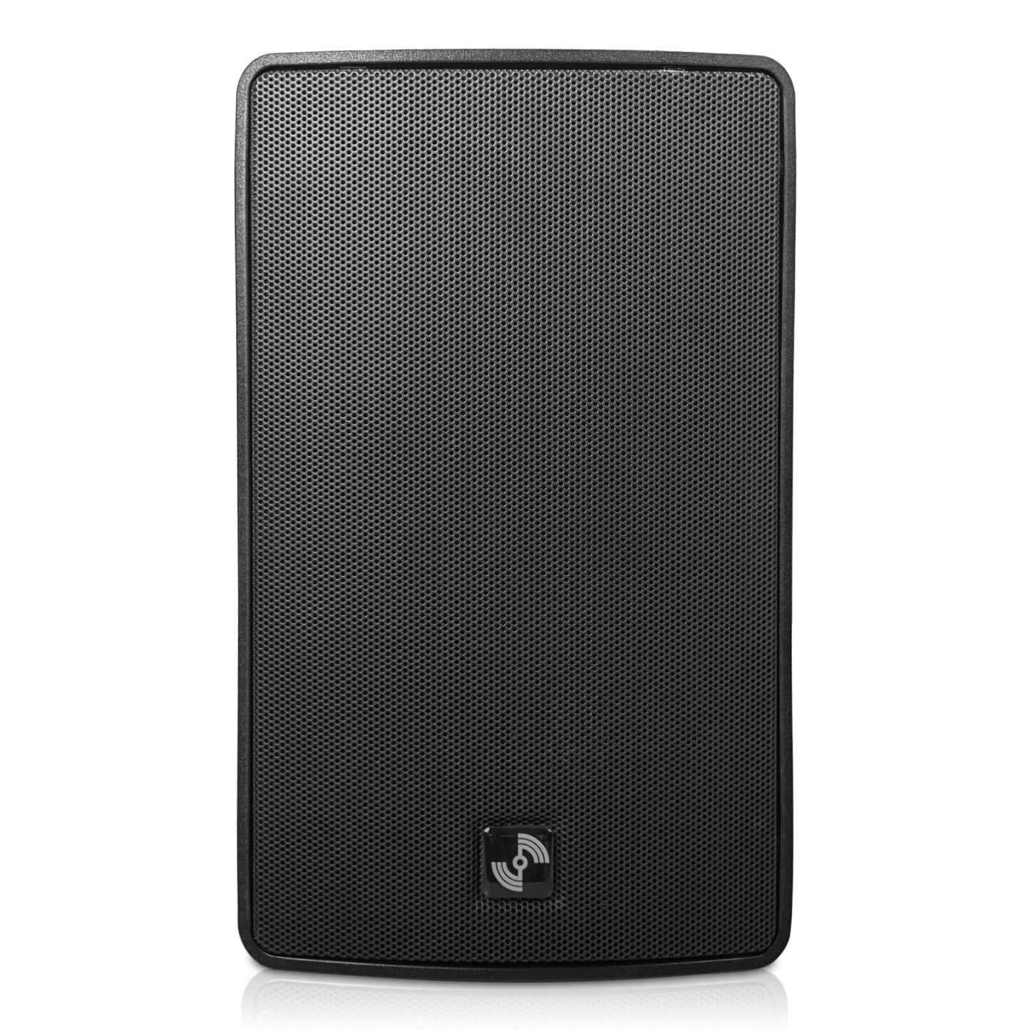 Sound Town - Par de altavoces de montaje en superficie resistente a la intemperie de 6.5 pulgadas, interiores y exteriores, 70 V/100 V/8 ohm, para instalación doméstica y comercial, negro