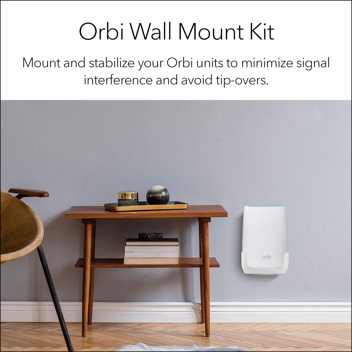 Soporte de Pared NETGEAR Orbi Blanco Compatible con Router WiFi Orbi