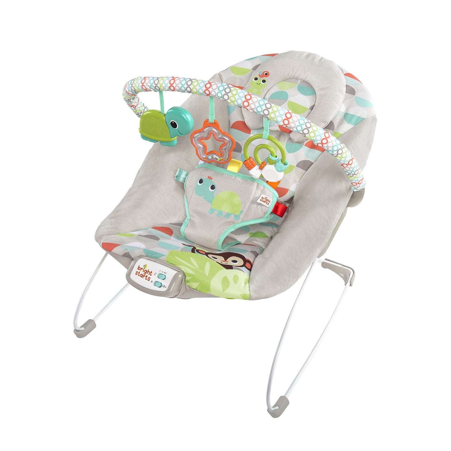 Bright Starts Mecedora Con Motivos De Safari, Multi, Paquete De 2590.0 Grams