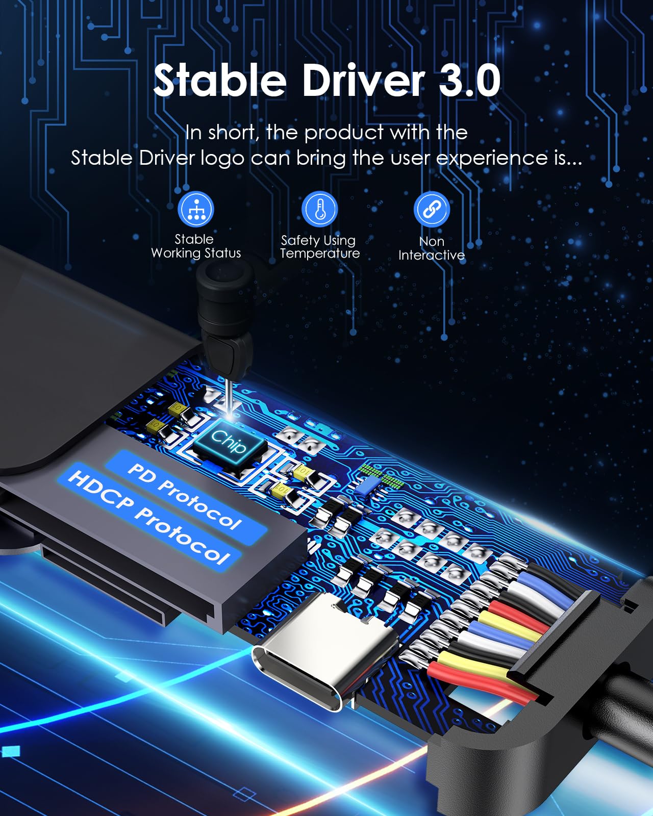 LENTION 7 en 1 USB C Hub 4K 60Hz,5 GBP Adaptador USB C,Lector de Tarjetas SD TF,1 USB 3.0 y 2 USB 2.0, PD 100 W,Carga Compatible con MacBook Pro 2025-2016, Chromebook, ipone16 (CE18,Negro)