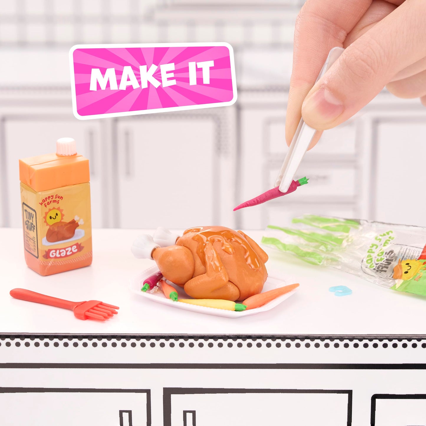 Mini Coleccionables MGA's Miniverse Réplicas de Comida Mega Buffet DIY para Coleccionistas y Niños