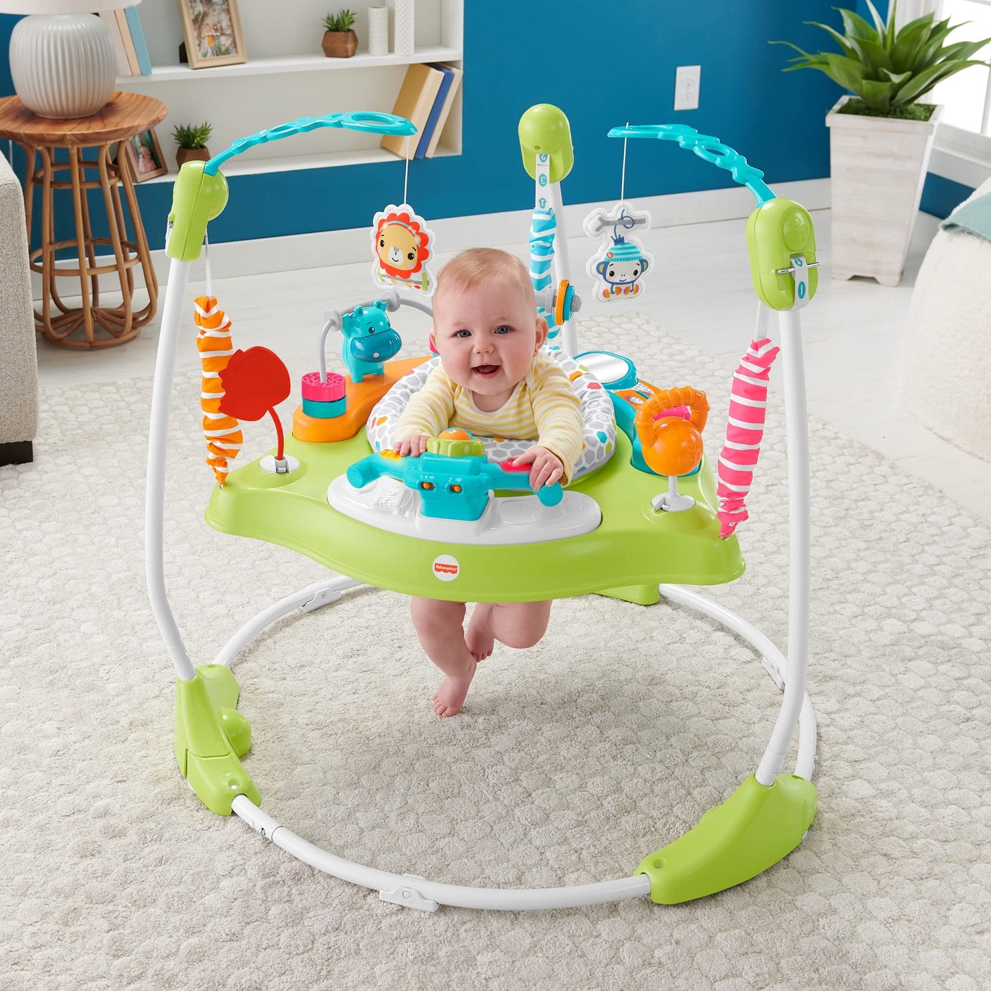 FISHER-PRICE, Silla Saltarina Diversión en el Gimnasio, Baby, Juguetes Didácticos