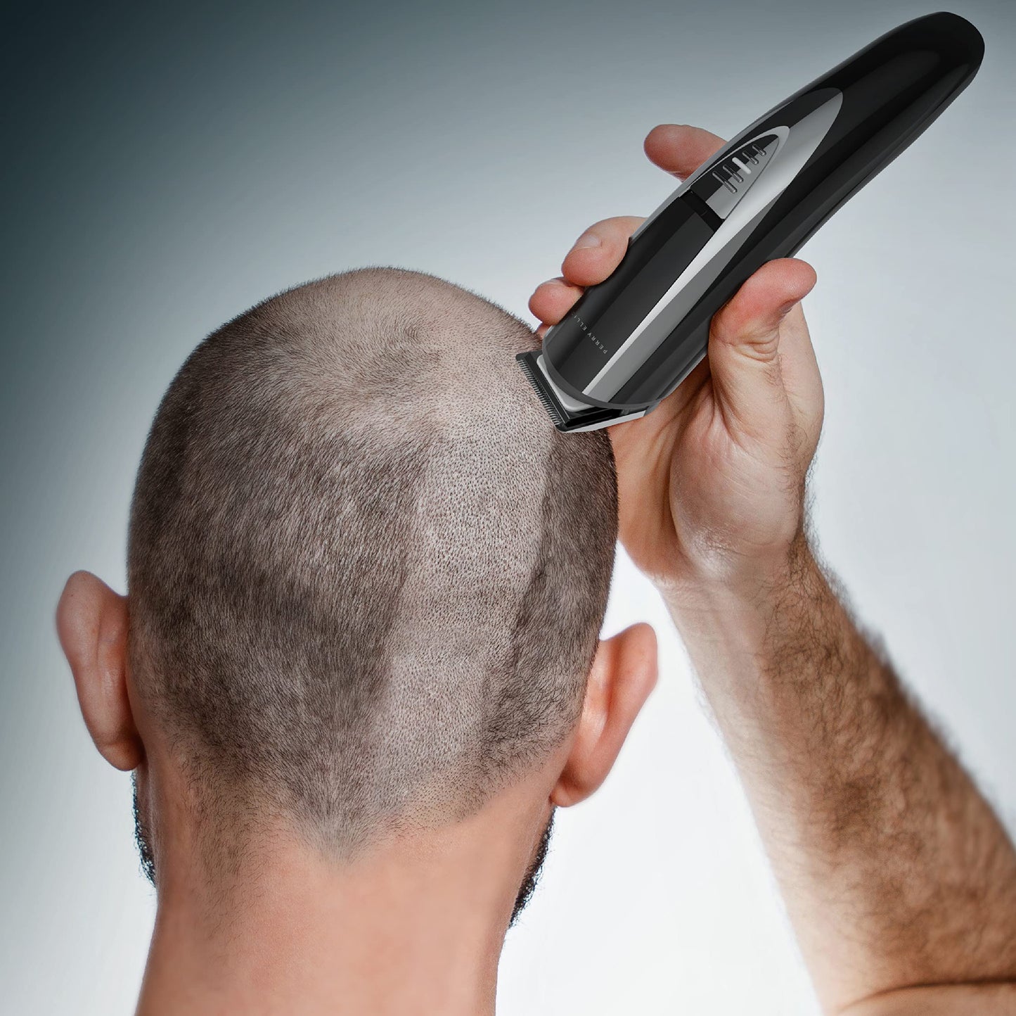 Perry Ellis - Kit de aseo múltiple todo en uno de 16 piezas | Recortadora de barba USB recargable para hombres | visualización LED y base de carga | Afeitadora inalámbrica para cabello, cuerpo, bigote, cara, nariz, oreja | Maquinilla eléctrica