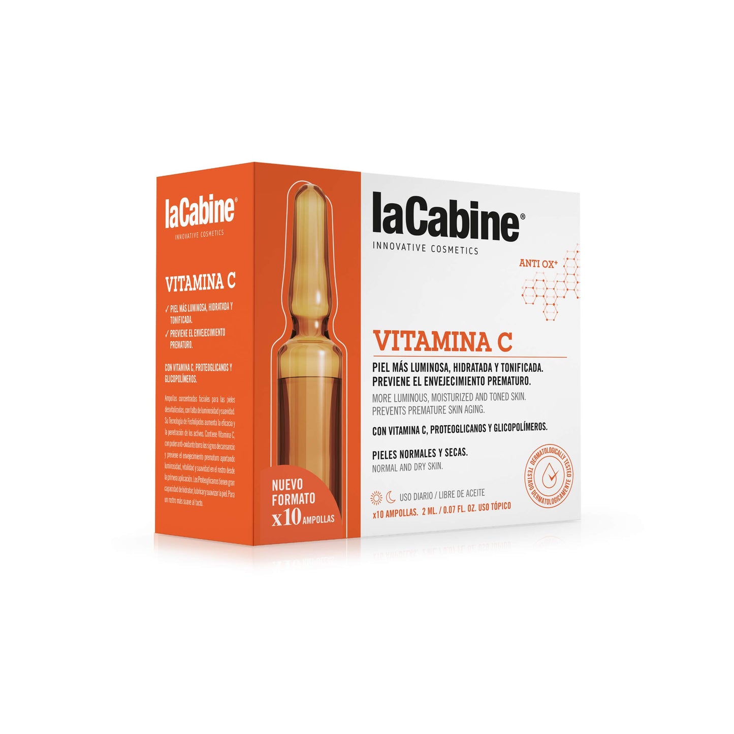 Caja de Ampolletas Faciales laCabine Vit-C 10 X 2Ml