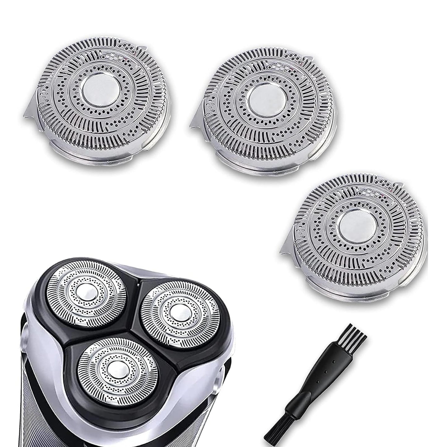 Ruixin Cuchillas de repuesto para cabezal de afeitadora HQ9 para Philips Norelco HQ9070 HQ9080 HQ8240/8260 PT920 8140XL 8160XL 8170XL, paquete de 3