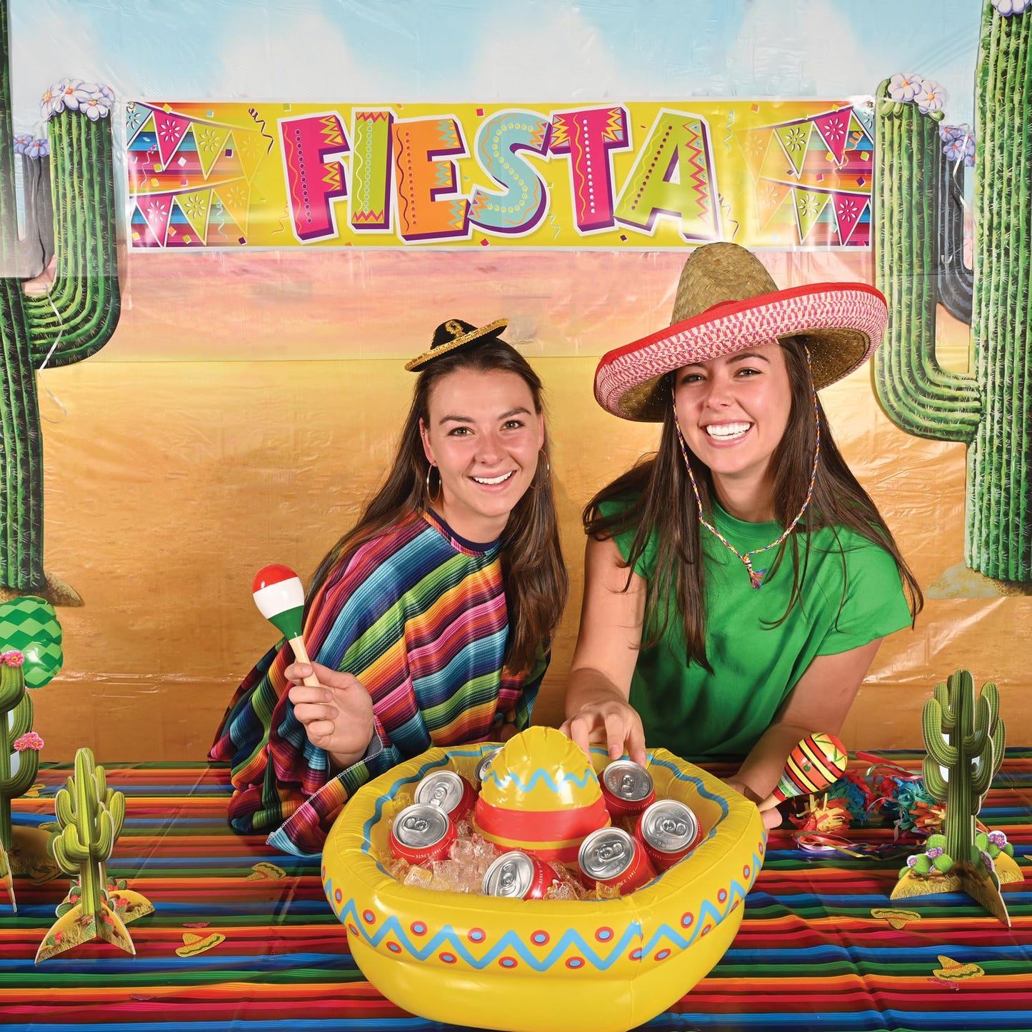 Beistle 60951-8 Fiesta Fun Party Maracas, 2 per Package