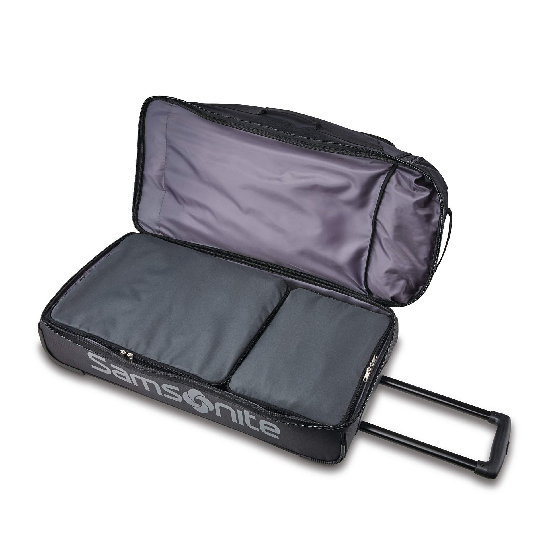 Bolsa de Lona Rodante Samsonite Todo Negro 81 cm con 2 Ruedas