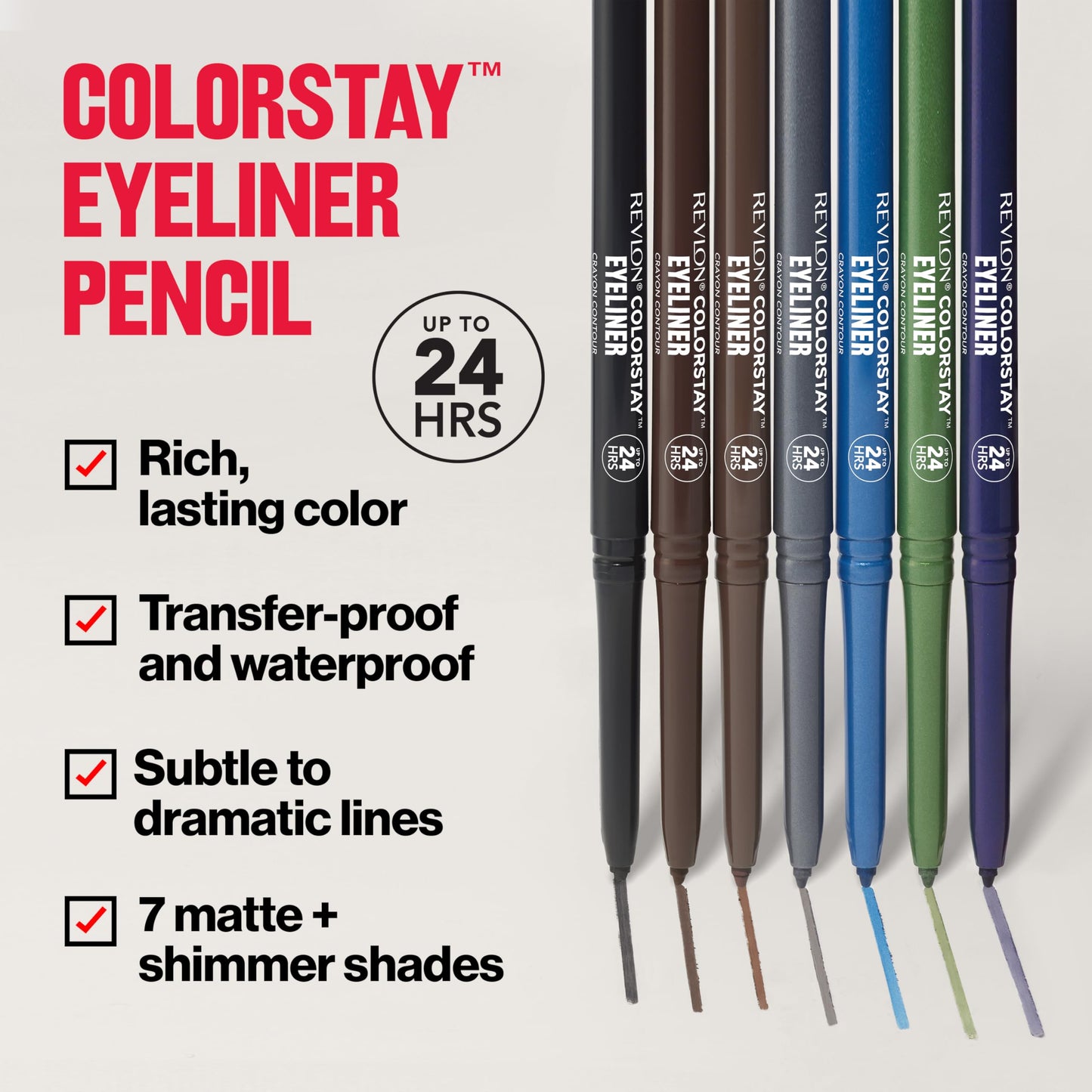 Revlon ColorStay Eyeliner Pencil, Black Violet