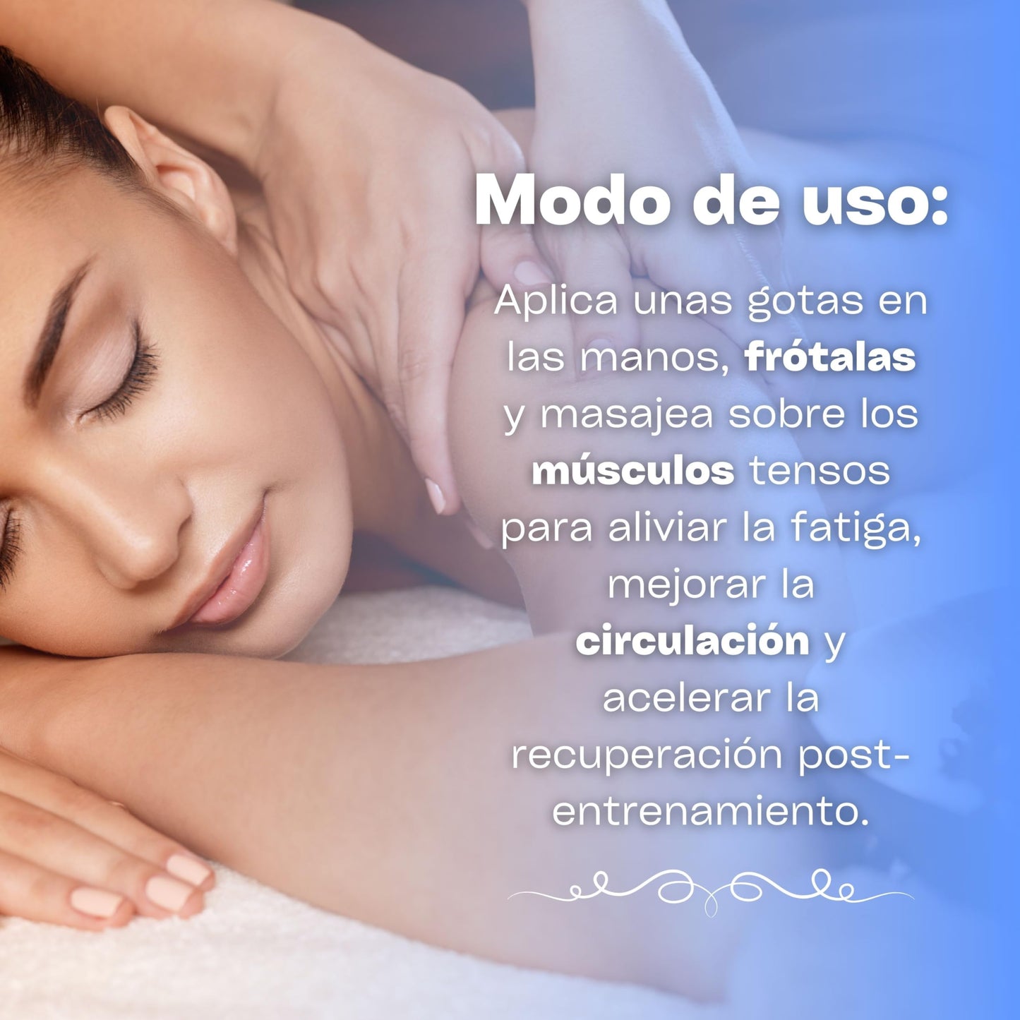 Aceite para Masaje Padifymx Natural Recuperación Muscular