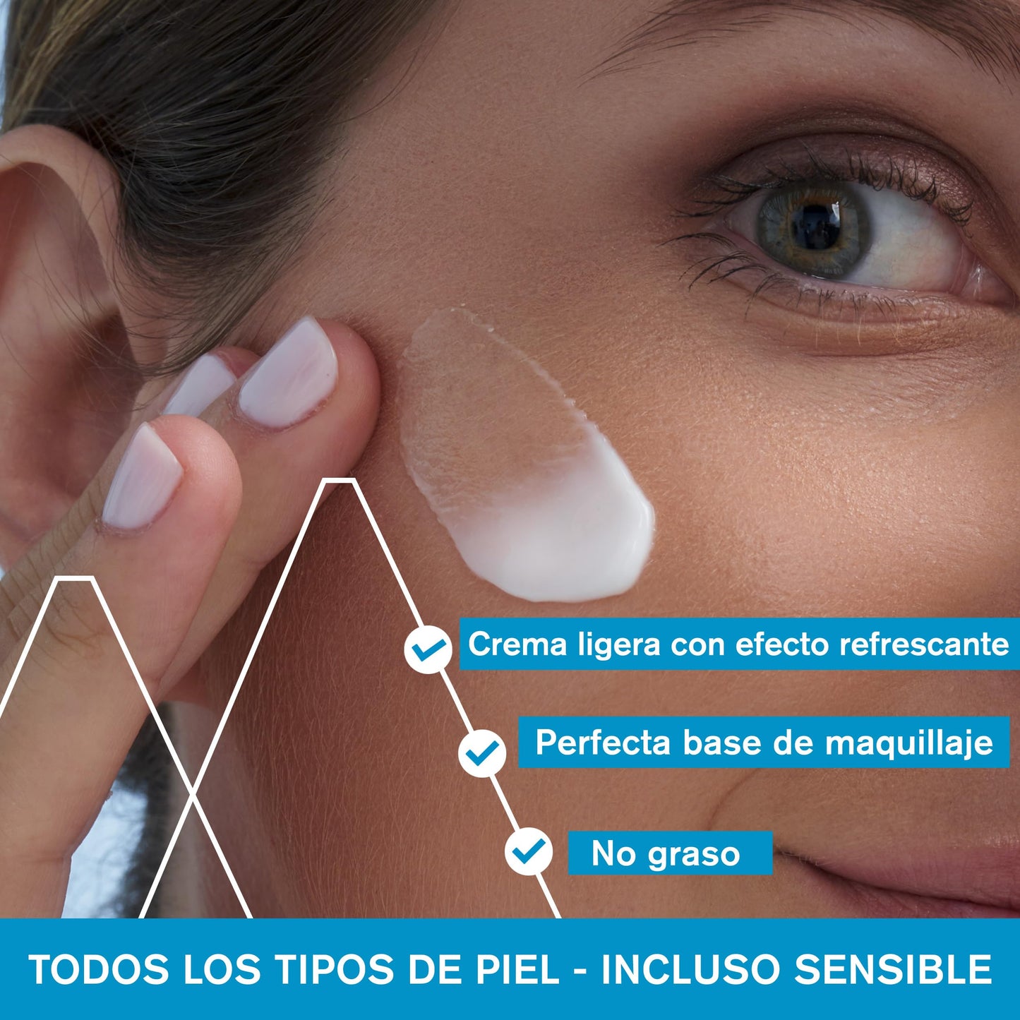 URIAGE EAU THERMALE Crema facial hidratante con ÁCIDO HIALURÓNICO I Hidratación 24 horas, luminosidad y suavidad. Crema facial fresca y ligera I Aroma floral agradable I Sin parabenos I No comedogénico