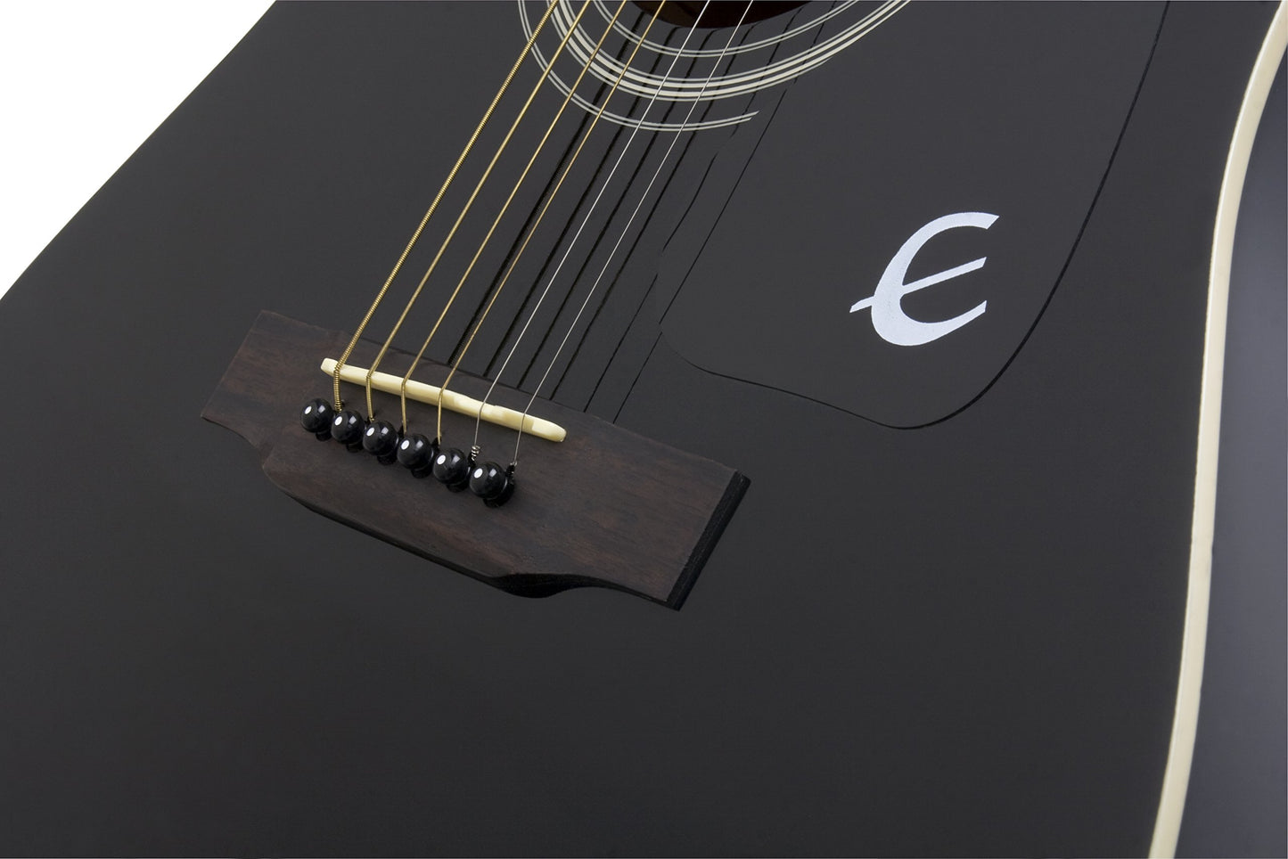 Epiphone DR100 BLK Guitarra Acústica Dr-100, color Negro