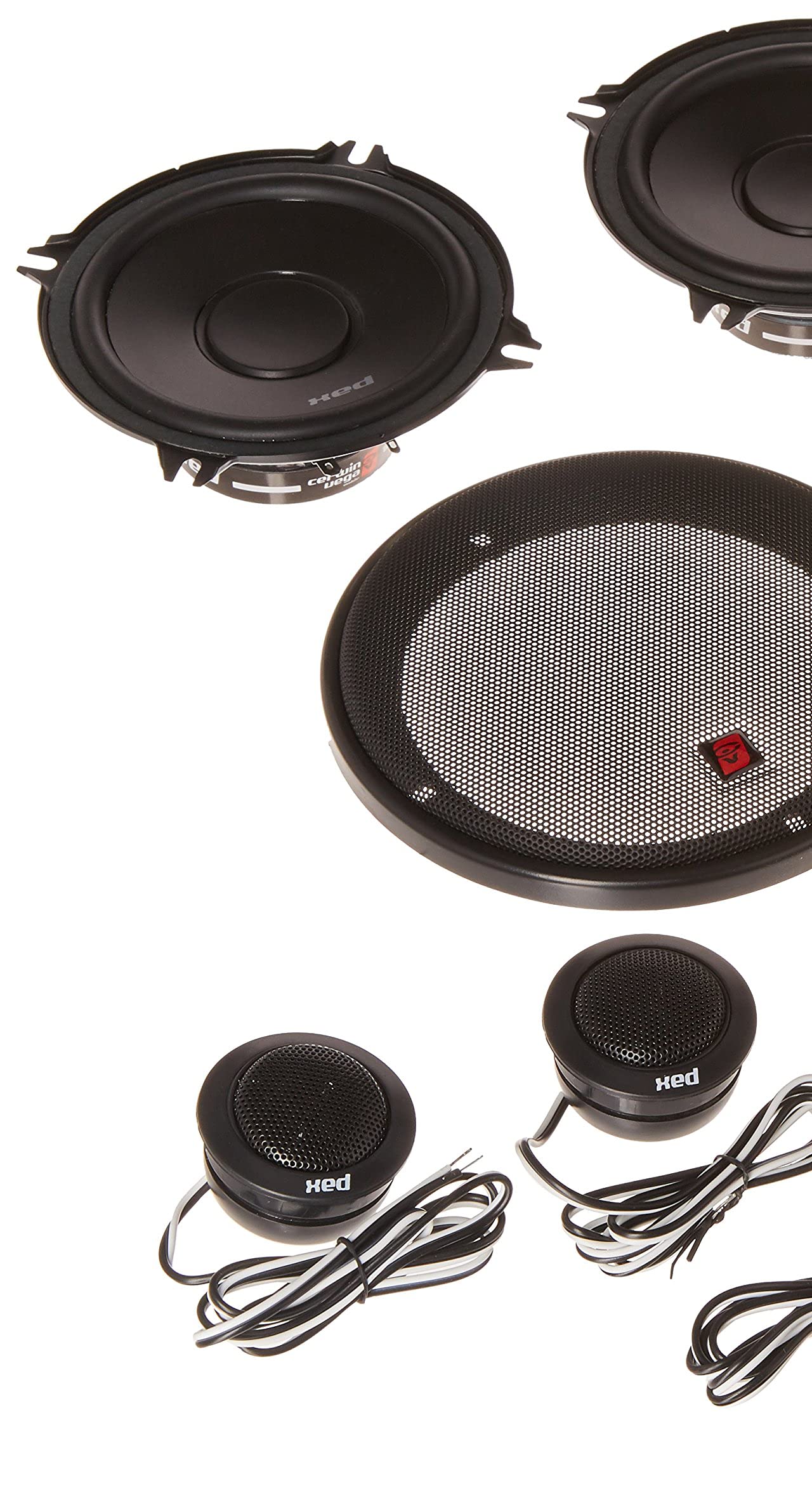 Cerwin-vega Mobile Altavoz - 300 W PMPO - 2 vías XED525C, Negro